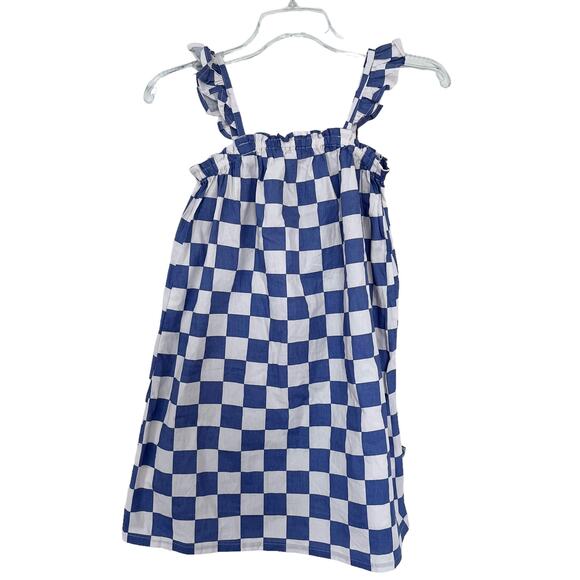 WYNKEN girls  Blue & White check Cuore Sun Dress size 12. NWT - Picture 3 of 8